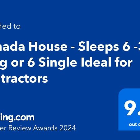 Canada House - Sleeps 6 -3 King Or 6 Single Ideal For Contractors 워링턴 외부 사진